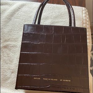Chylak brown tote bag gently used